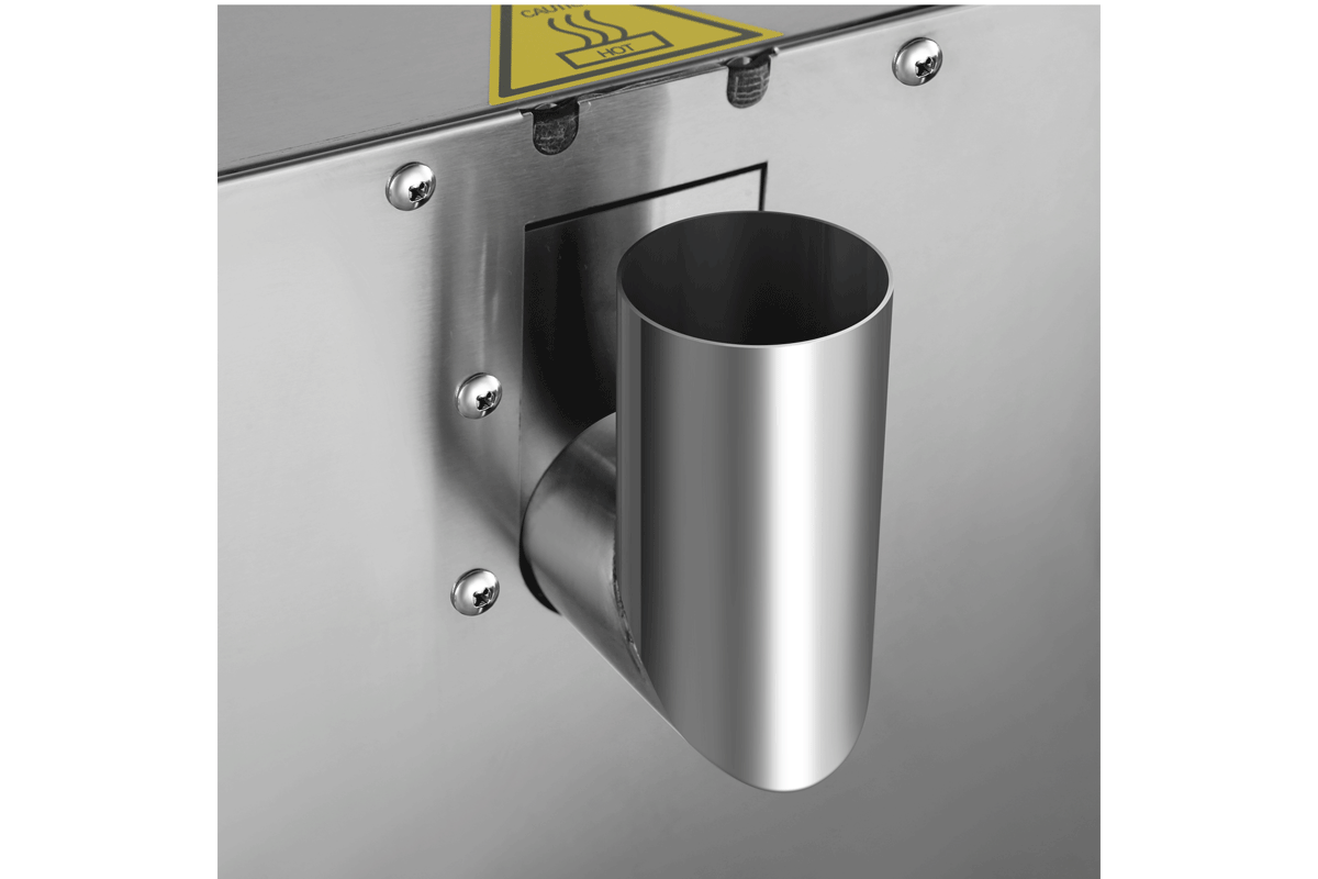 ATOSA EPC-0511E1 Kombidämpfer Rückansicht